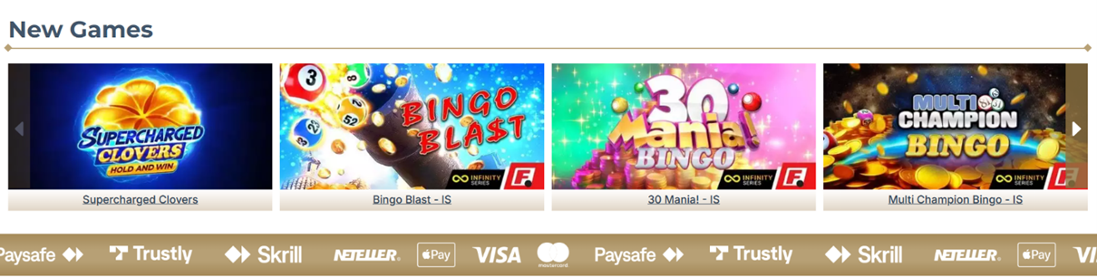 Prime Casino novos jogos