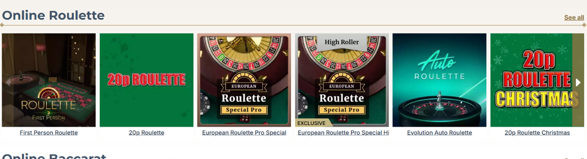 Prime Casino roleta online