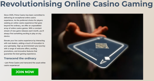 Prime Casino — casino online Portugal